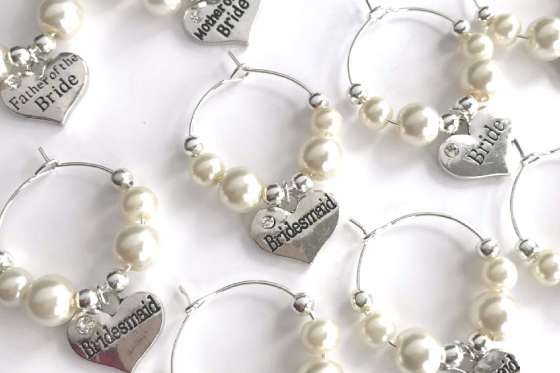 home decor wine charms