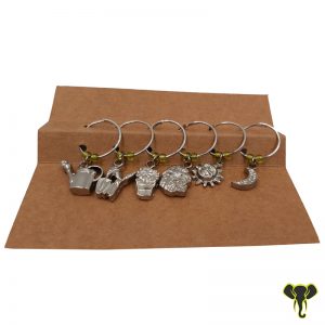 Garden Utensils Themed Wine Charms